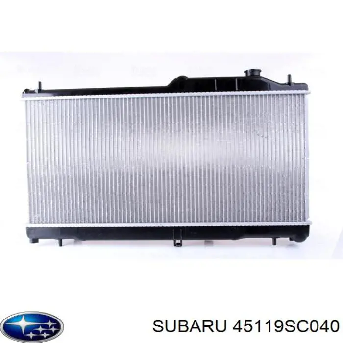 Radiador de esfriamento de motor Subaru 45119SC040 preço, a partir de 680,57 USD