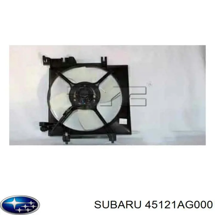 Compre 45121AG000 Subaru Ventilador elétrico de esfriamento montado (motor + roda de aletas)
