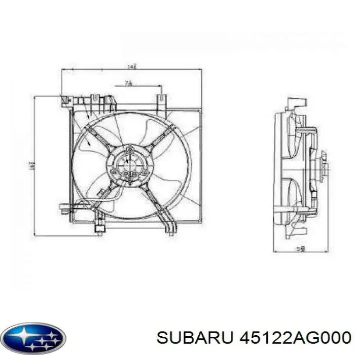 Difusor do radiador de esfriamento Subaru 45122AG000 preço, a partir de 31,13 USD