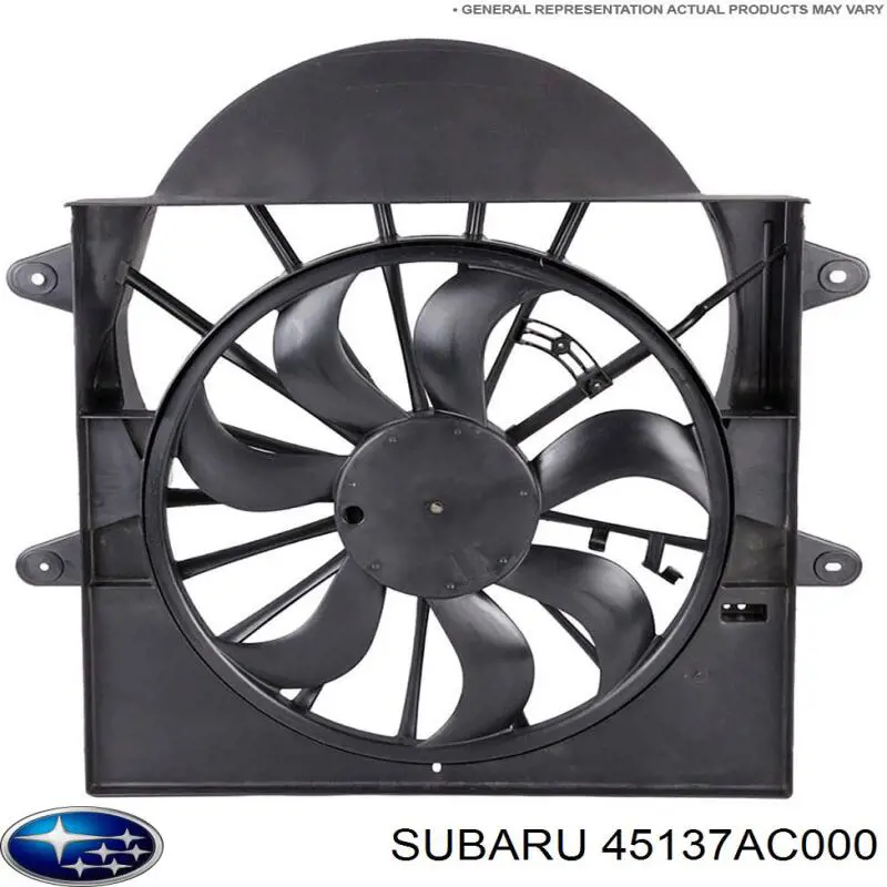 45137AC000 Subaru Difusor do radiador de esfriamento