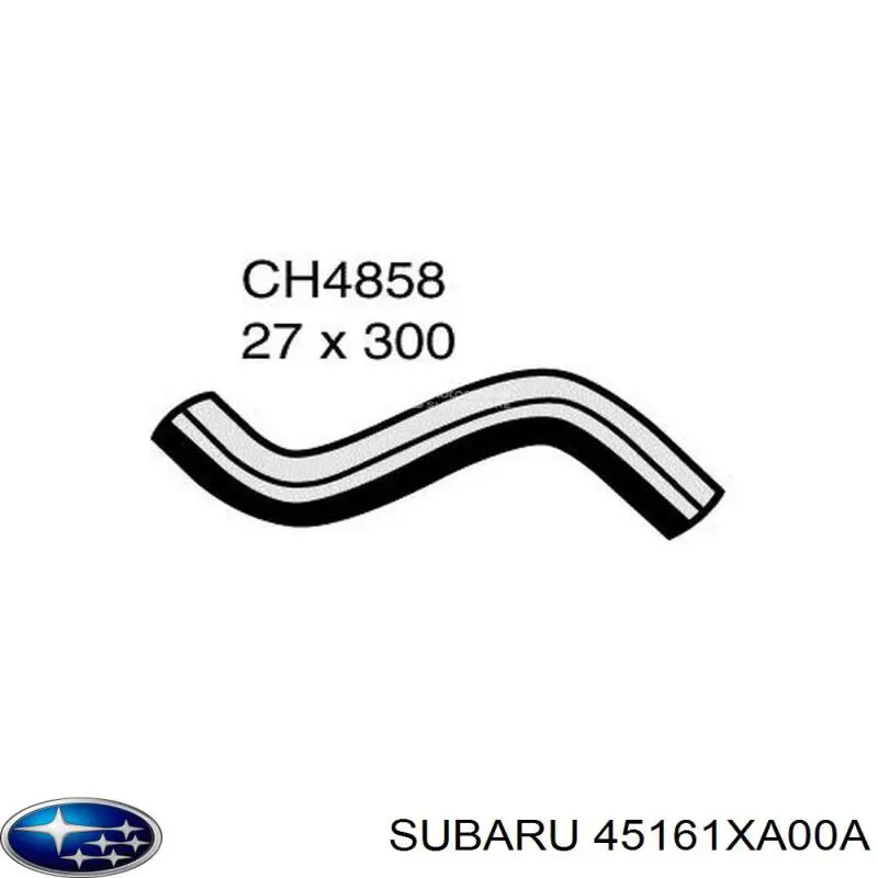 Mangueira (cano derivado) do radiador de esfriamento superior Subaru 45161XA00A preço, a partir de 17,16 USD