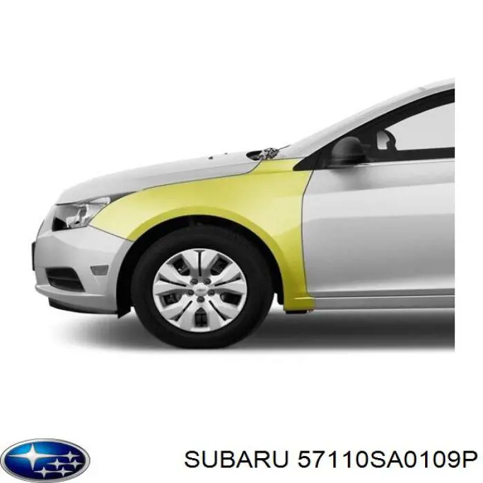 57110SA0109P Subaru Pára-lama dianteiro esquerdo