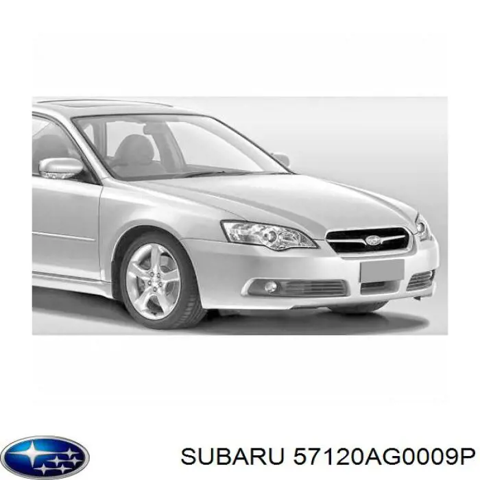 57120AG0009P Subaru Pára-lama dianteiro direito