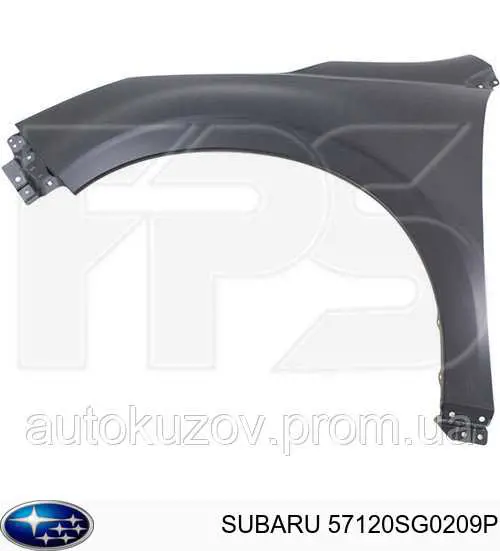 57120SG0209P Subaru Pára-lama dianteiro direito