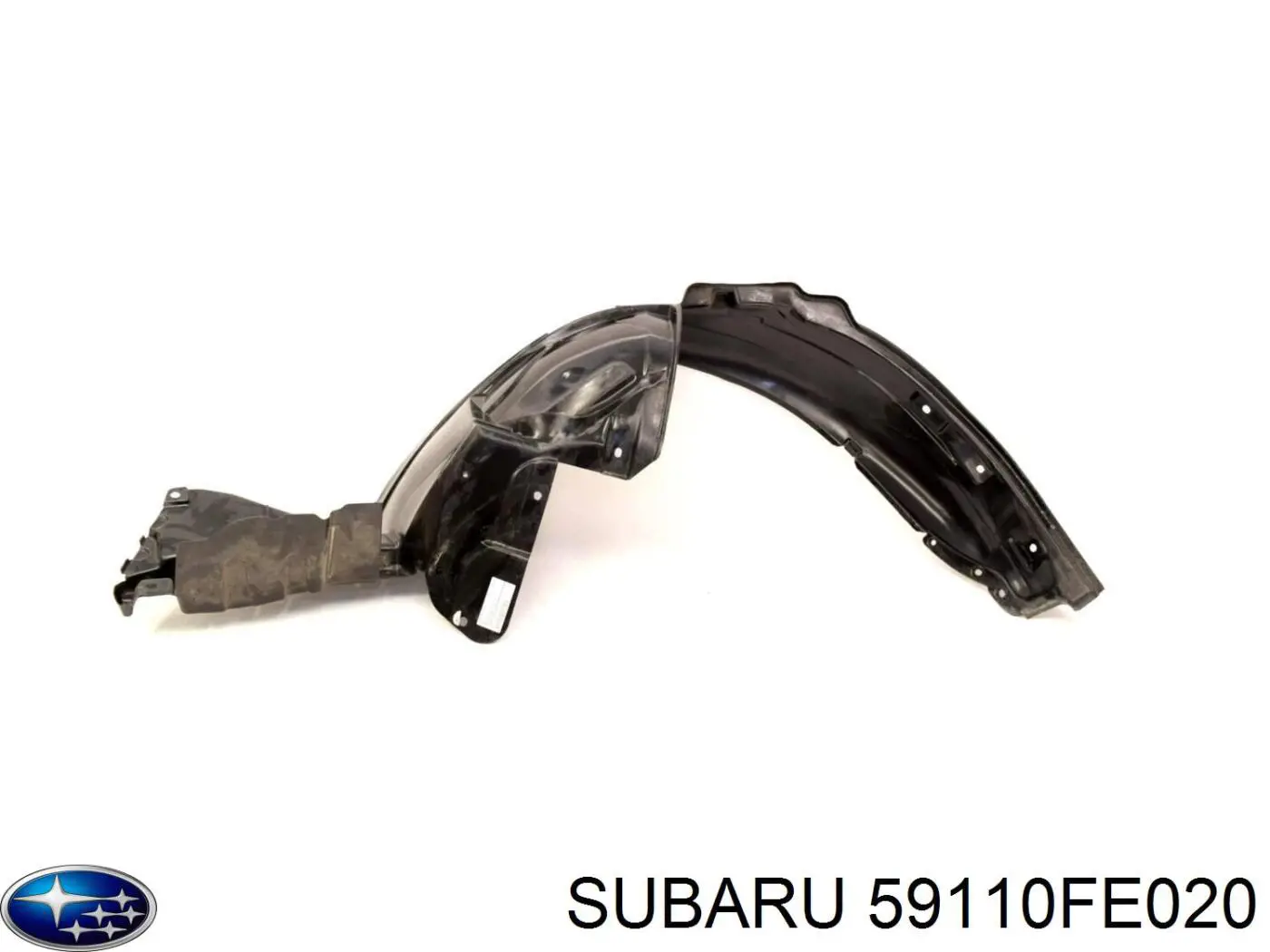 59110FE020 Subaru Guarda-barras direito do pára-lama dianteiro