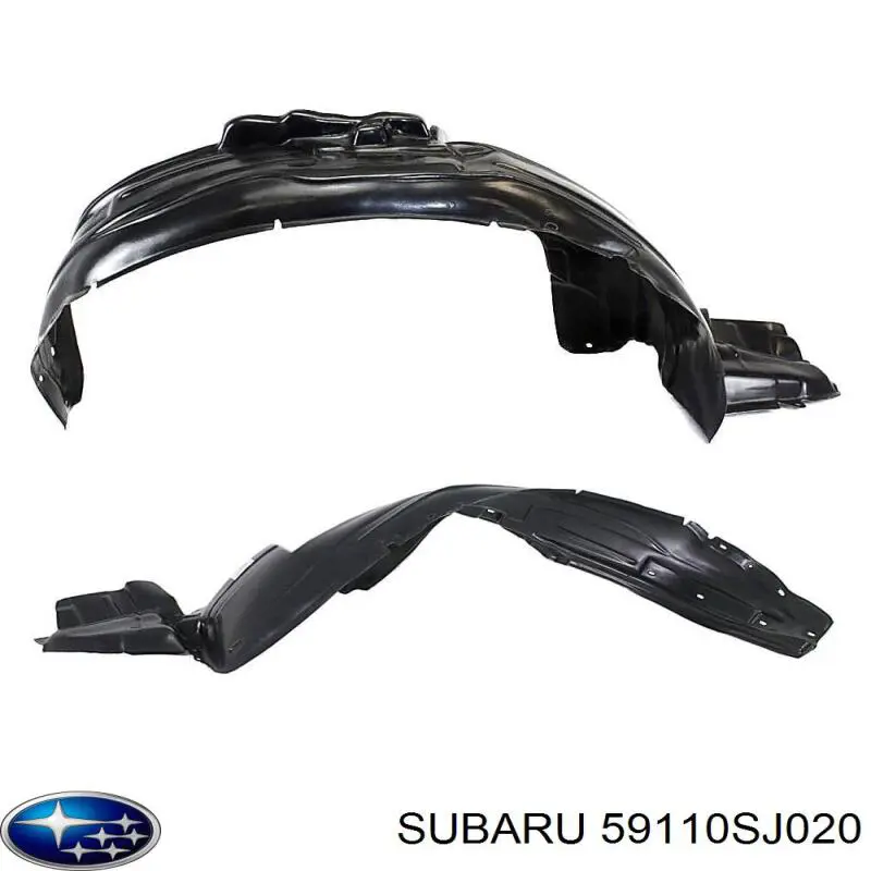 Guarda-barras direito do pára-lama dianteiro para Subaru Forester V S14, SK