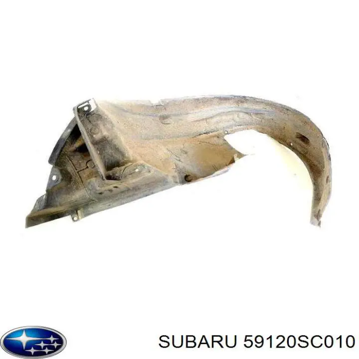 Compre 59120SC010 Subaru Guarda-barras esquerdo do pára-lama dianteiro