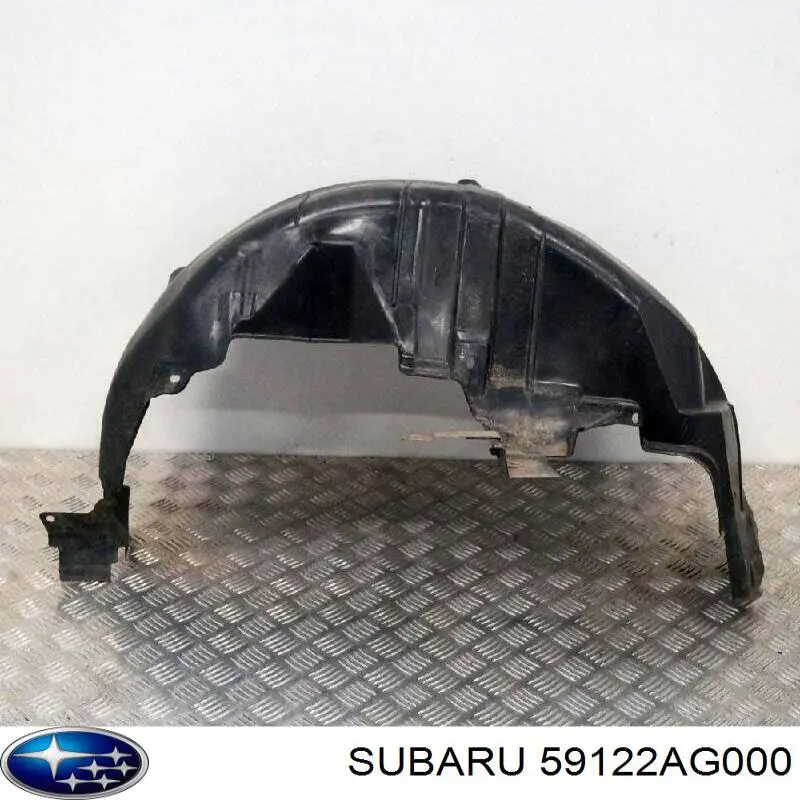 59122AG000 Subaru Guarda-barras do pára-lama traseiro direito