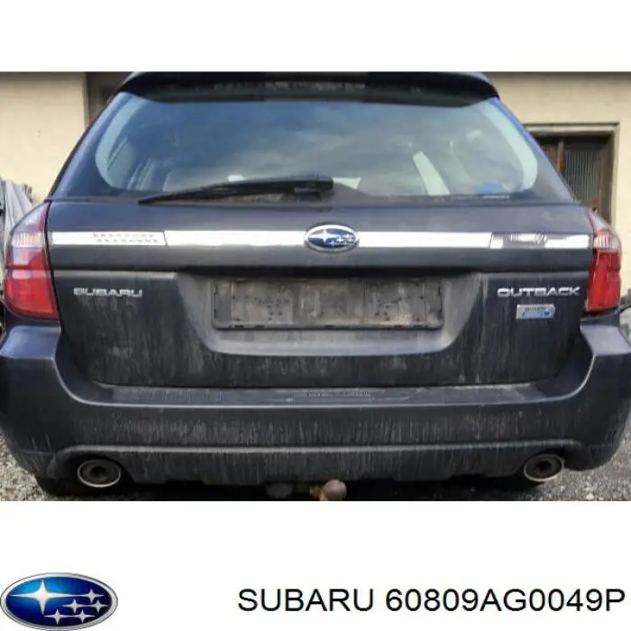 60809AG0049P Subaru Porta traseira (3ª/5ª porta-malas (tampa de alcapão)