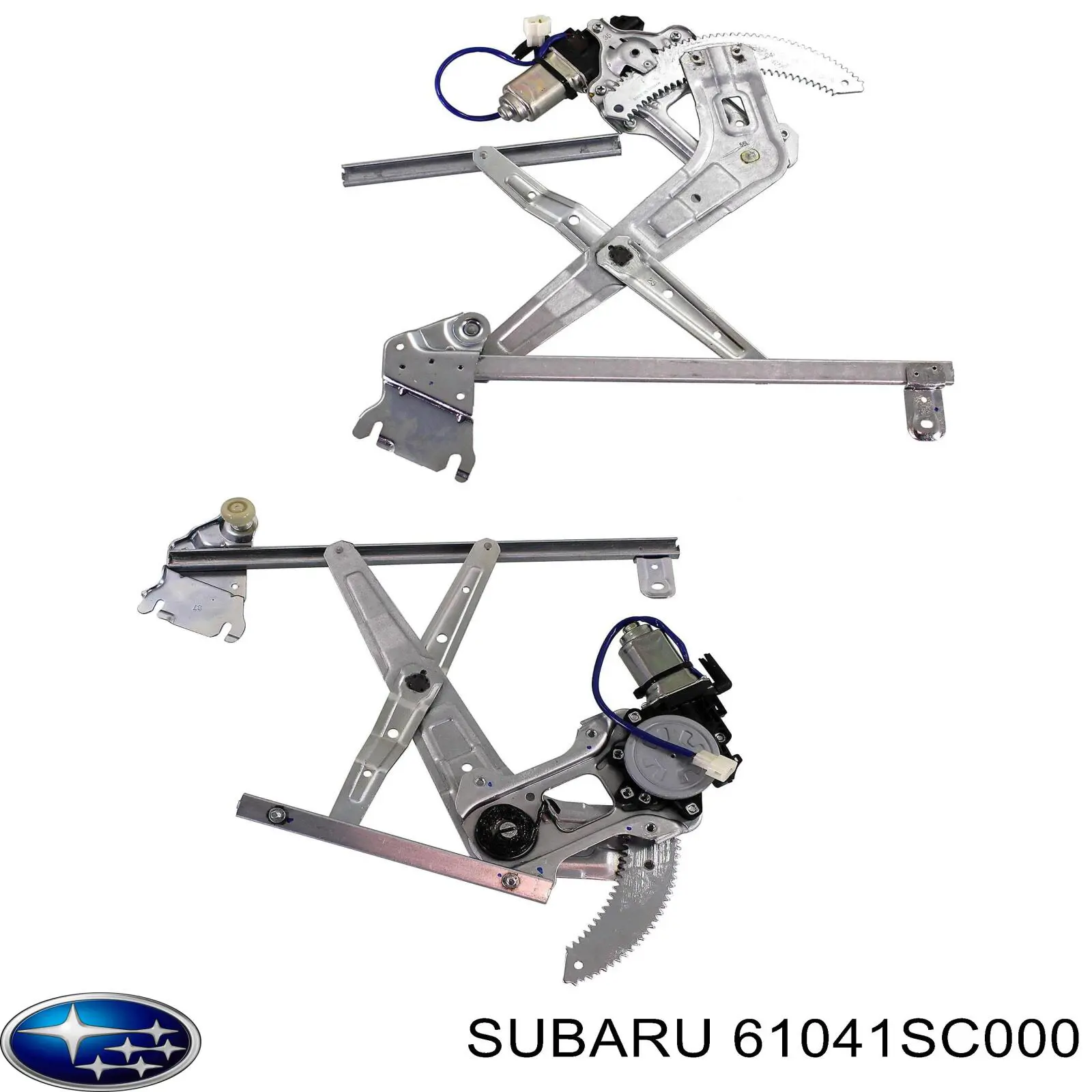 61041SC000 Subaru Mecanismo de acionamento de vidro da porta dianteira direita