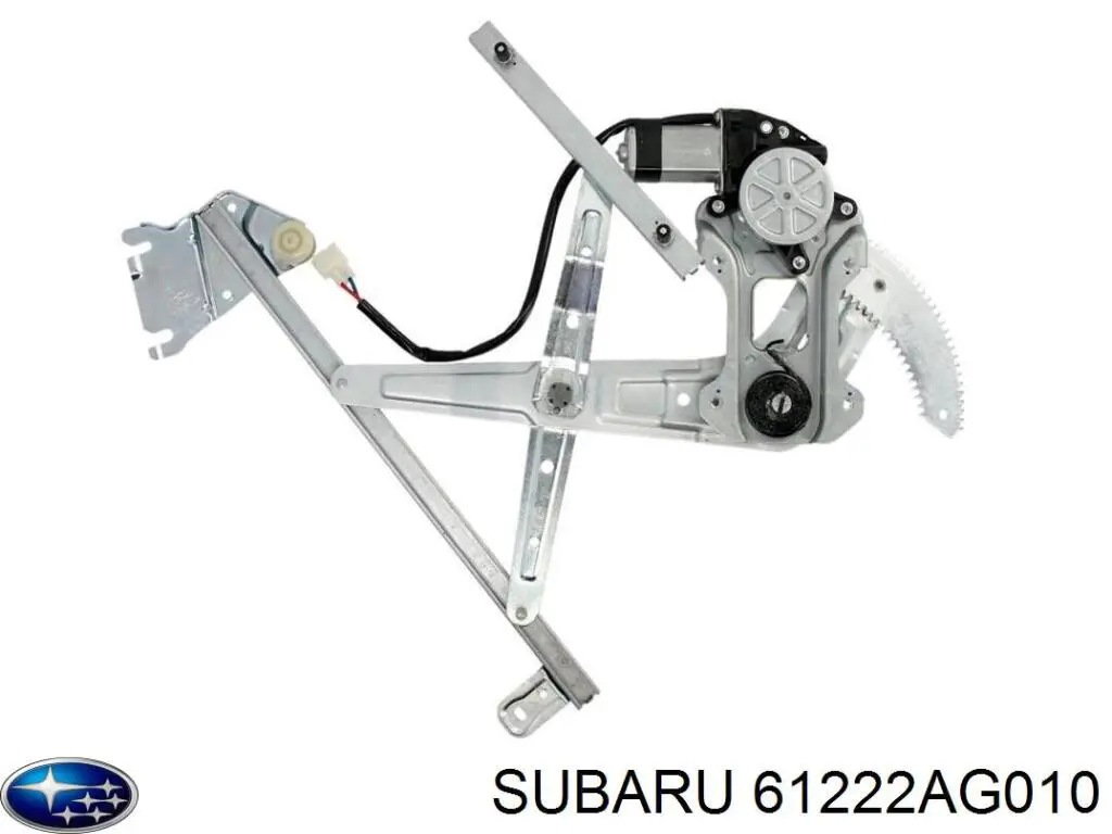 61222AG010 Subaru Mecanismo de acionamento de vidro da porta dianteira esquerda