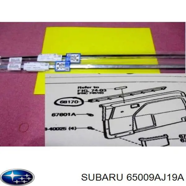 Pára-brisas Subaru 65009AJ59A preço, a partir de 877,69 USD