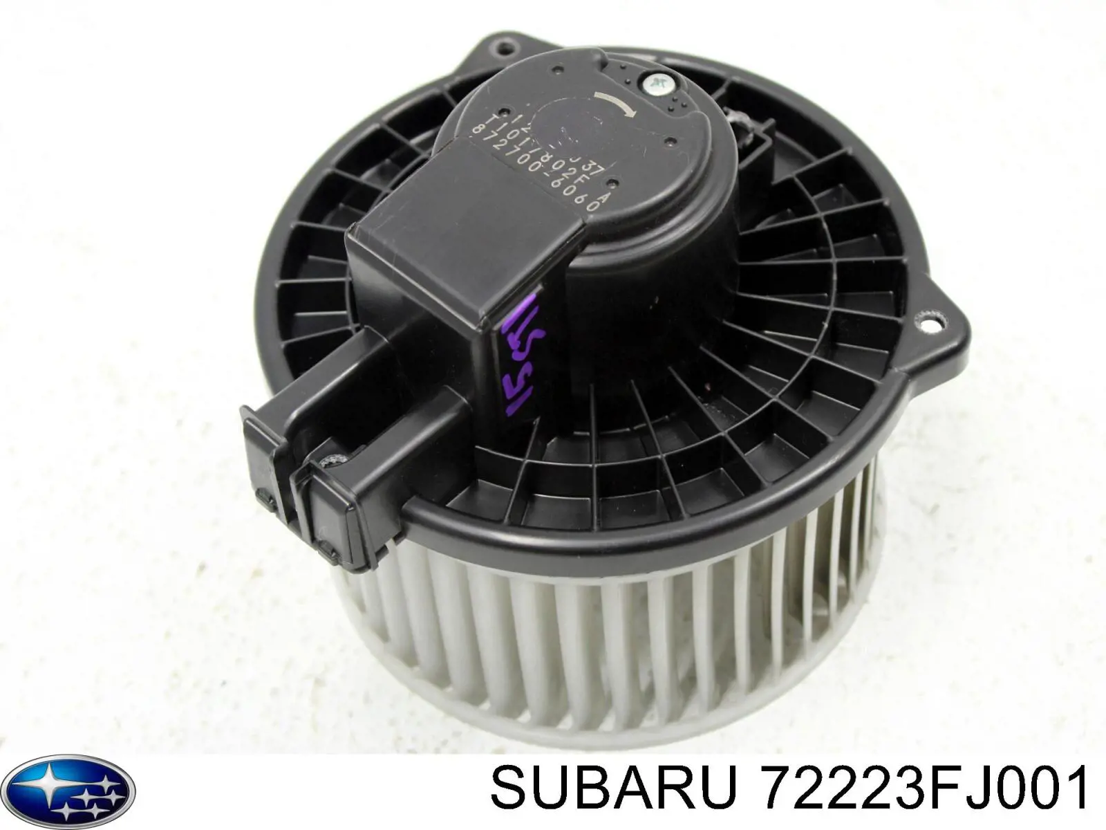 72223FJ001 Subaru Motor de ventilador de forno (de aquecedor de salão)