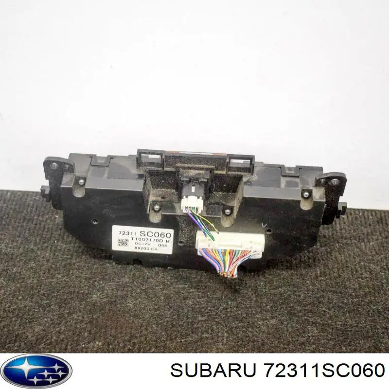 Unidade de controlo dos modos de aquecimento/condicionamento Subaru 72311SC060 preço, a partir de 68,22 USD