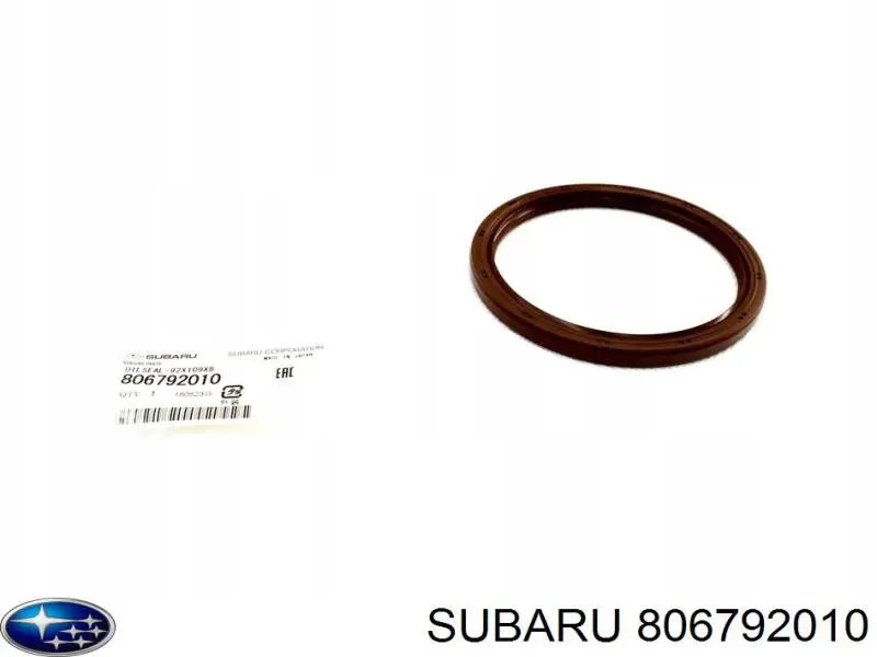 Vedação traseira de cambota de motor Subaru 806792010 preço, a partir de 27,85 USD