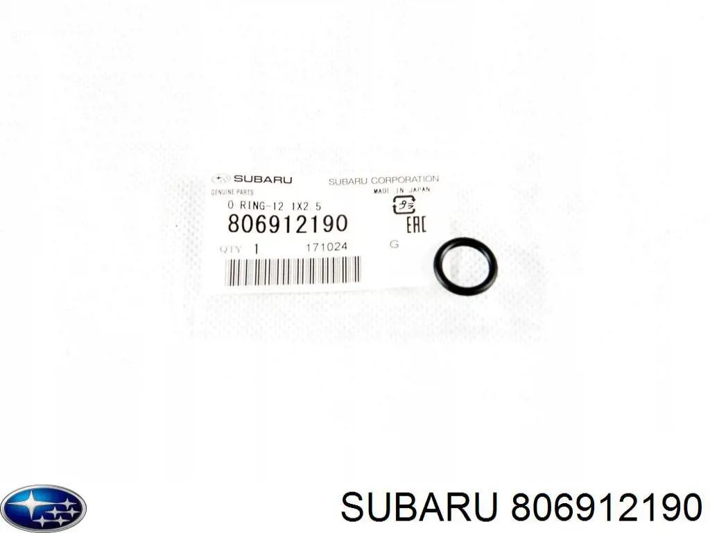 806912190 Subaru Vedante anular de mangueira do compressor de retorno