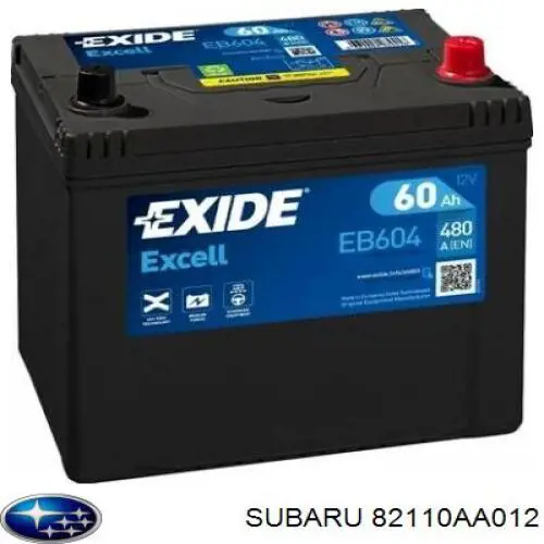 82110AA012 Subaru Bateria recarregável (PILHA)