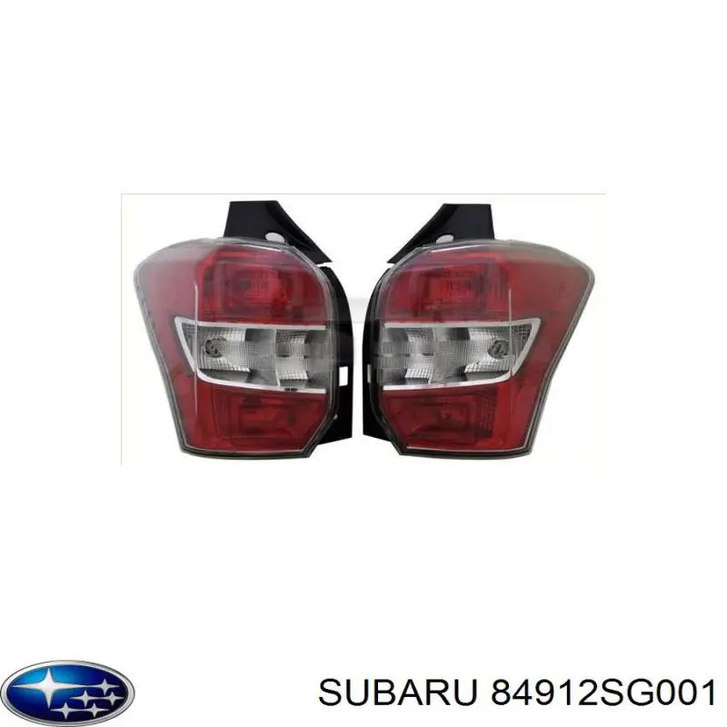 Lanterna traseira direita Subaru 84912SG000 preço, a partir de 202,20 USD