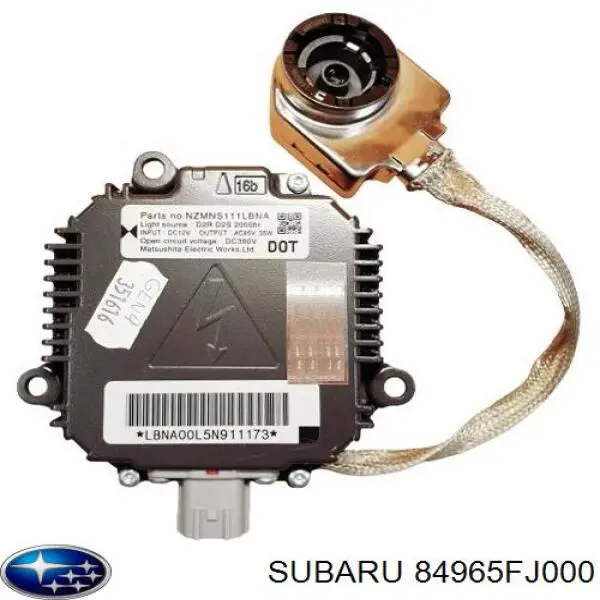 Compre 84965FJ000 Subaru Xénon, unidade de controlo