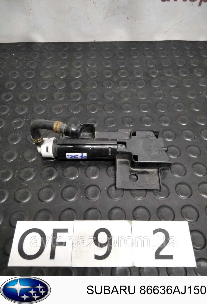 86636AJ150 Subaru Suporte do injetor de fluido para lavador das luzes (cilindro de elevação)
