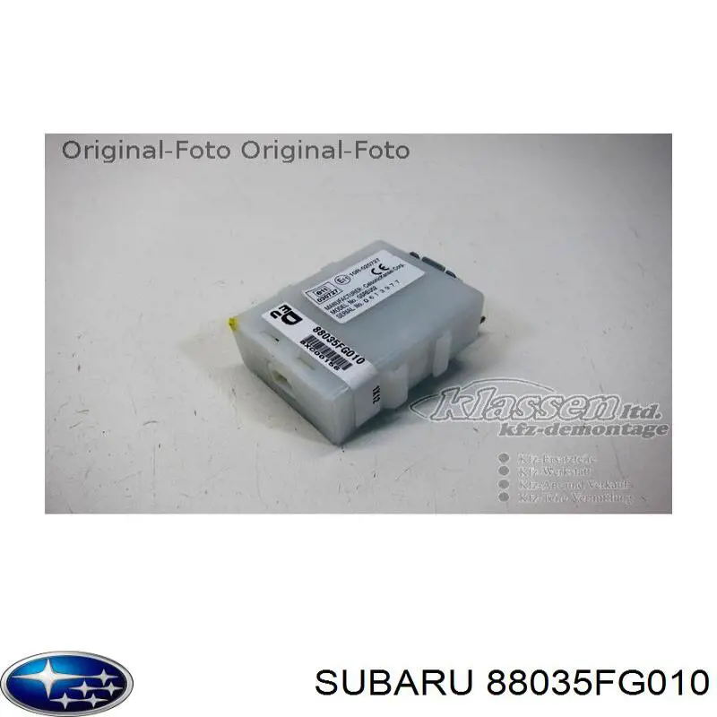 88039FG000 Subaru Unidade de controlo do fecho central