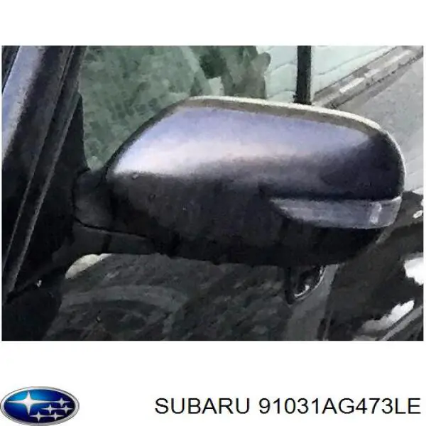 Espelho de retrovisão esquerdo Subaru Outback III B13, BP