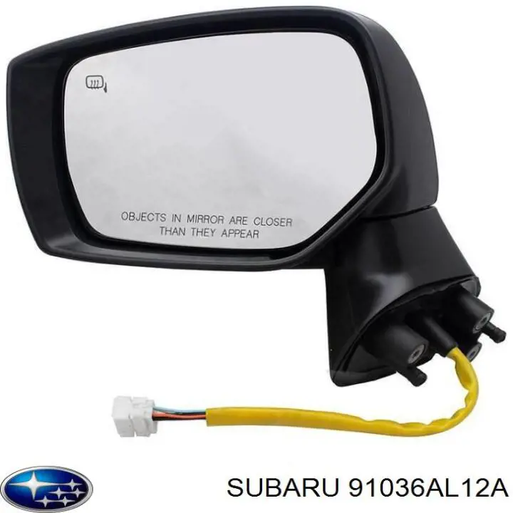 91036AL12A Subaru Espelho de retrovisão esquerdo