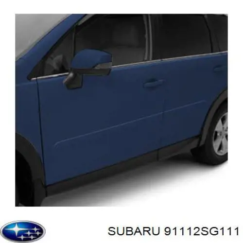 91112SG111 Subaru Moldura do pára-lama dianteiro esquerdo
