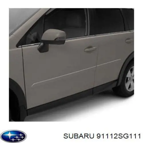 Moldura do pára-lama dianteiro esquerdo Subaru 91112SG111 preço, a partir de 21,90 USD