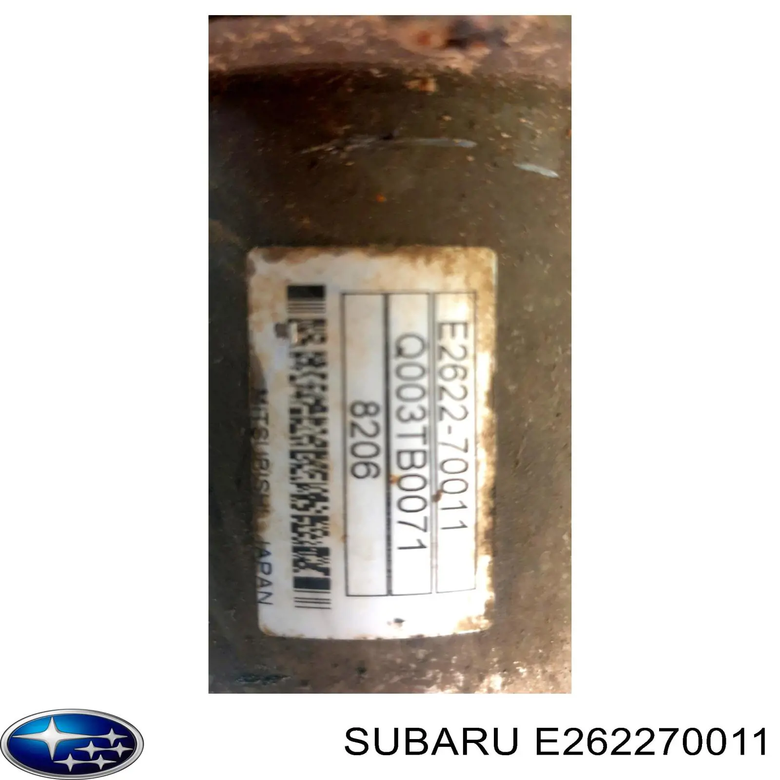 E262270011 Subaru Cremalheira da direção