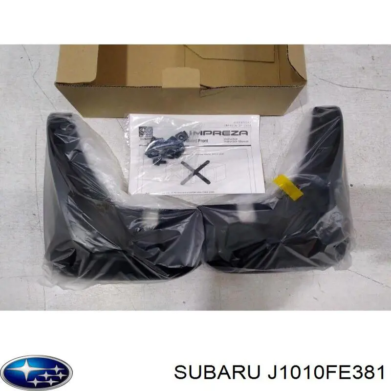 J1010FE381 Subaru Protetores de lama dianteiros, kit