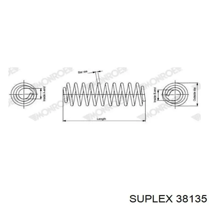 38135 Suplex Mola dianteira