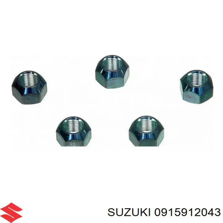 Porca de roda Suzuki 0915912043 preço, a partir de 12,99 USD