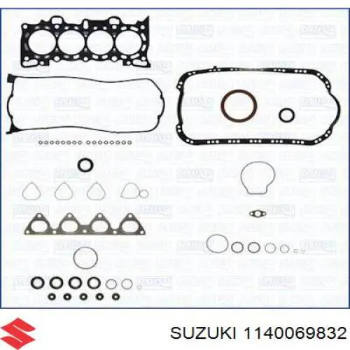 Kit de vedantes de motor completo Suzuki 1140069832 preço, a partir de  