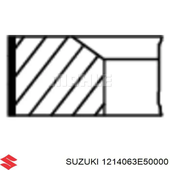 Anéis do pistão para 1 cilindro, STD. Suzuki 1211163E00050 preço, a partir de 21,29 USD