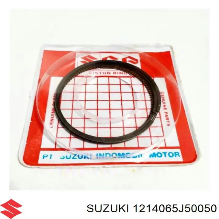 1214065J50050 Suzuki Anéis do pistão para 1 cilindro, 2ª reparação ( + 0,50)
