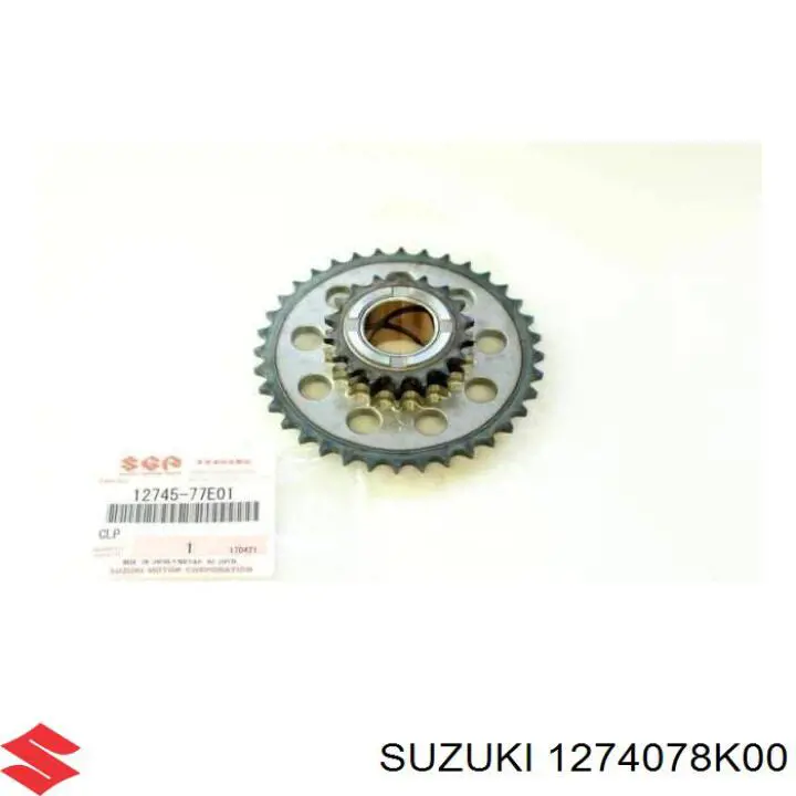 Engrenagem de cadeia de roda dentada da árvore distribuidora de admissão de motor Suzuki 1274078K00 preço, a partir de 174,67 USD
