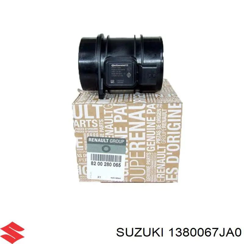 1380067JA0 Suzuki Sensor de fluxo (consumo) de ar, medidor de consumo M.A.F. - (Mass Airflow)