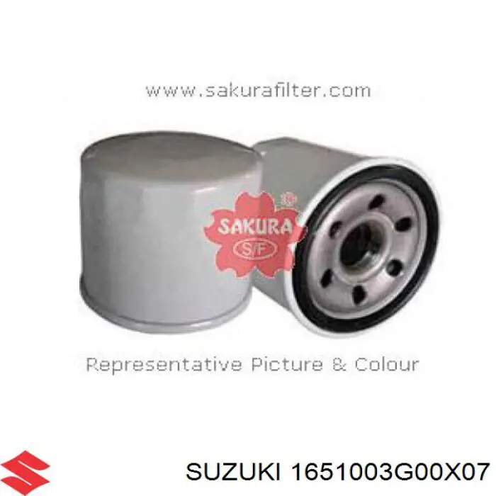 Compre 1651003G00X07 Suzuki Filtro de óleo