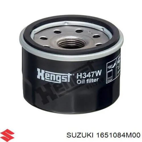 1651084M00 Suzuki Filtro de óleo