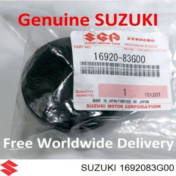 Tampa do gargalho de enchimento de óleo Suzuki 1692083G00 preço, a partir de 7,07 USD
