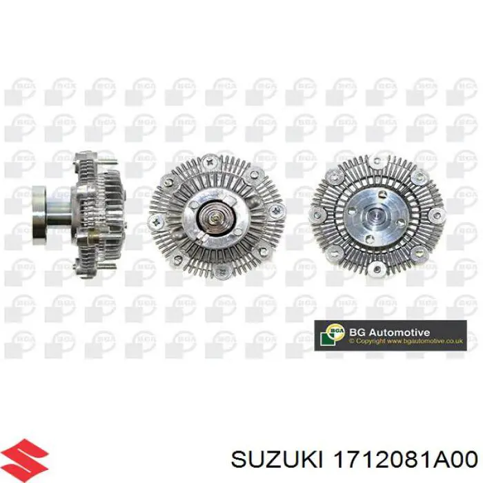 Acoplamento viscoso de ventilador de esfriamento Suzuki 1712081A00 preço, a partir de 105,22 USD