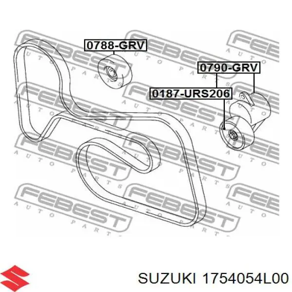Reguladora de tensão da correia de transmissão Suzuki 1754054L00 preço, a partir de 57,67 USD