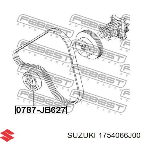 Rolo de reguladora de tensão da correia de transmissão Suzuki 1754066J00 preço, a partir de 13,44 USD