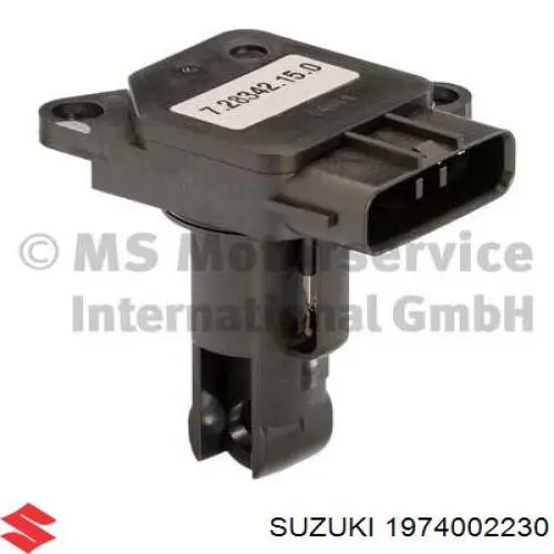 Sensor de fluxo (consumo) de ar, medidor de consumo M.A.F. - (Mass Airflow) Suzuki 1974002230 preço, a partir de 62,99 USD