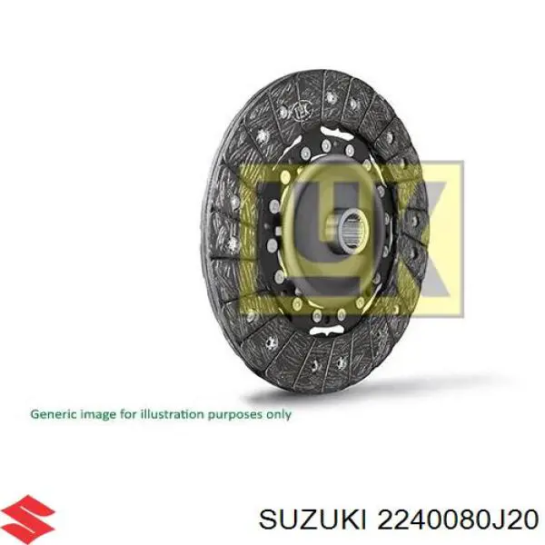 2240080J20 Suzuki Disco de embraiagem