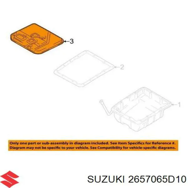 Compre 2657065D10 Suzuki Filtro da Caixa Automática de Mudança