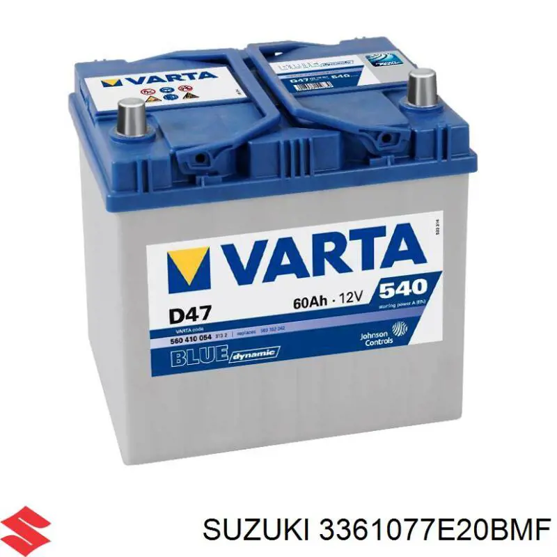 3361077E20BMF Suzuki Bateria recarregável (PILHA)