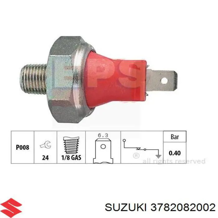 Compre 3782082002 Suzuki Sensor de pressão de óleo