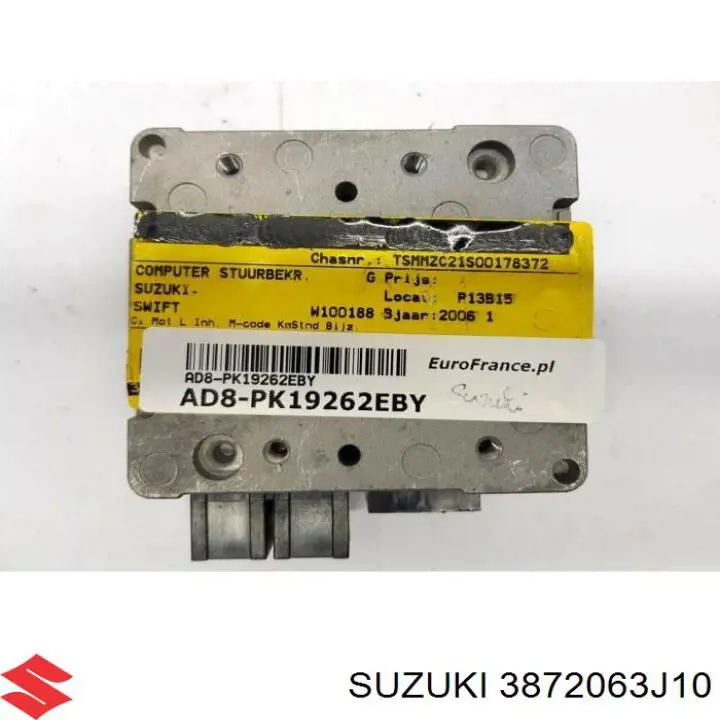 3872063J10 Suzuki Unidade de controlo de reforçador elétrico do volante